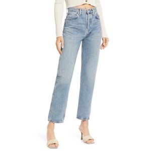 Agolde light wash jeans
